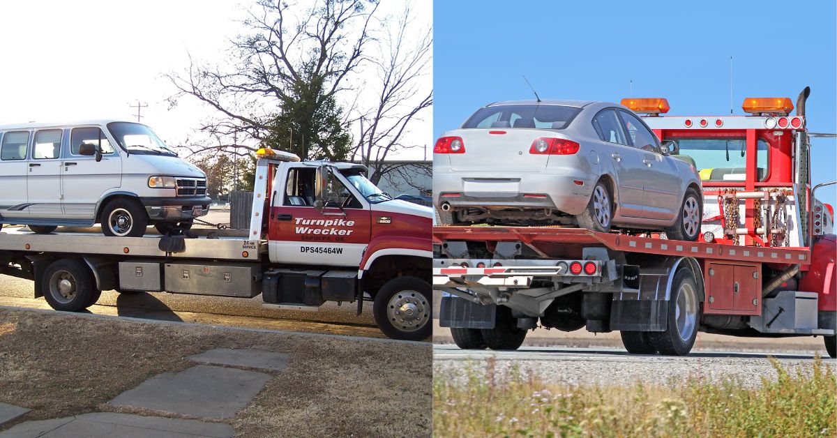 Types of tow trucks